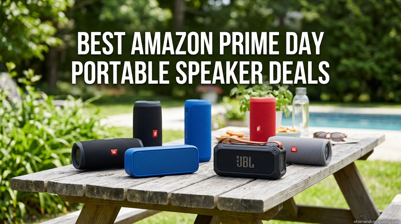 Best Amazon Prime Day Portable Speaker Deals