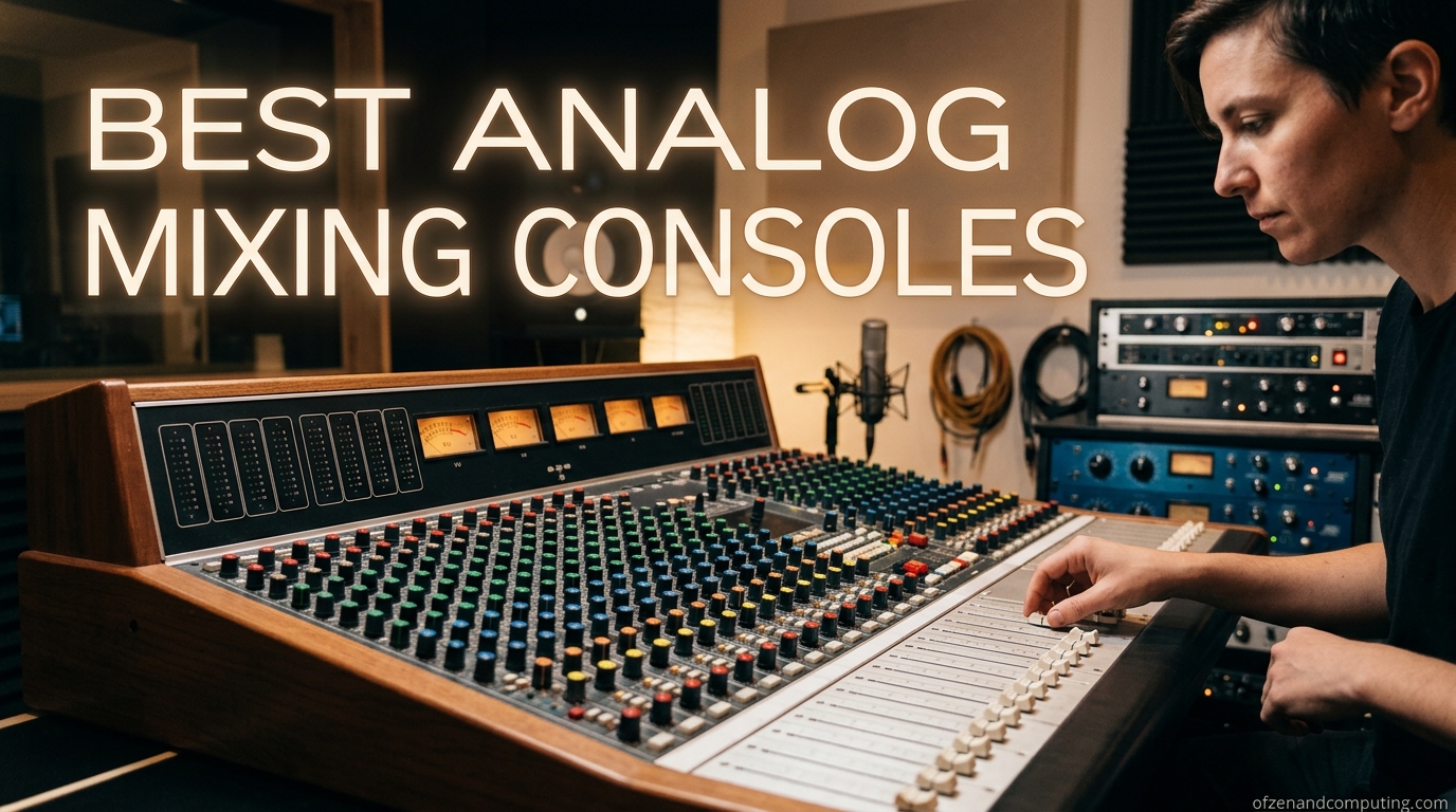 Best Analog Mixing Consoles