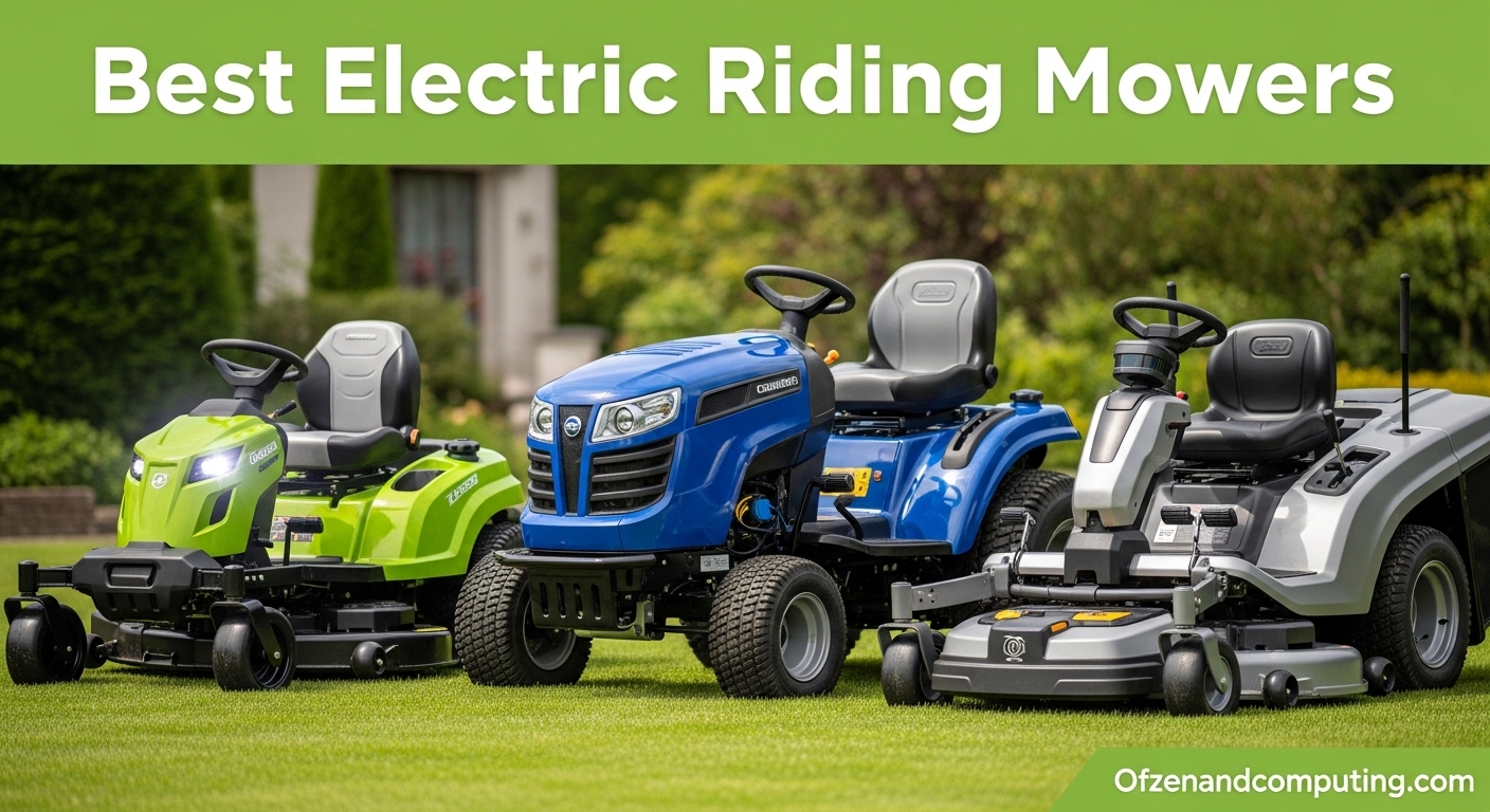 Best Electric Riding Mowers