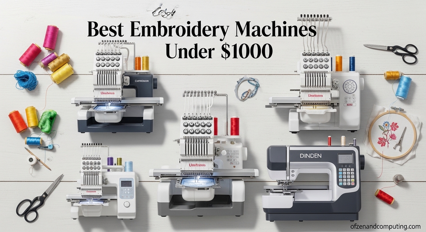 Best Embroidery Machines Under $1000