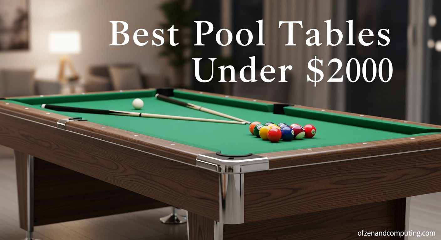 Best Pool Tables Under $2000