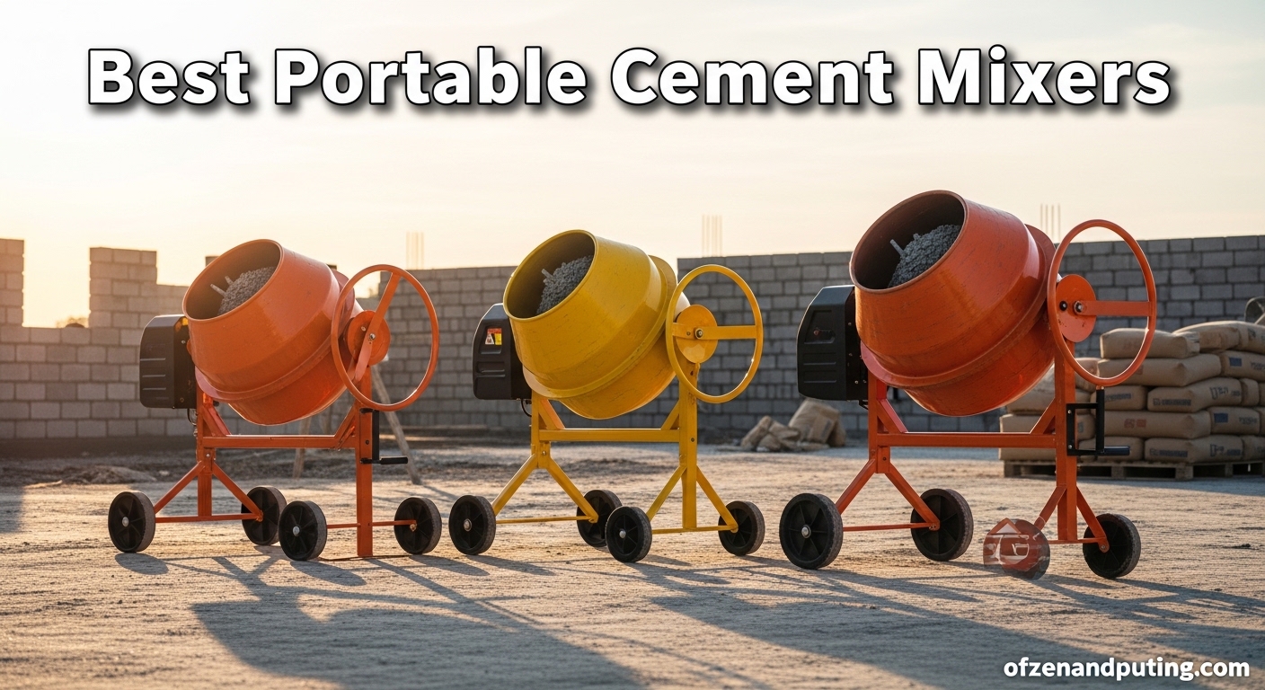 Best Portable Cement Mixers