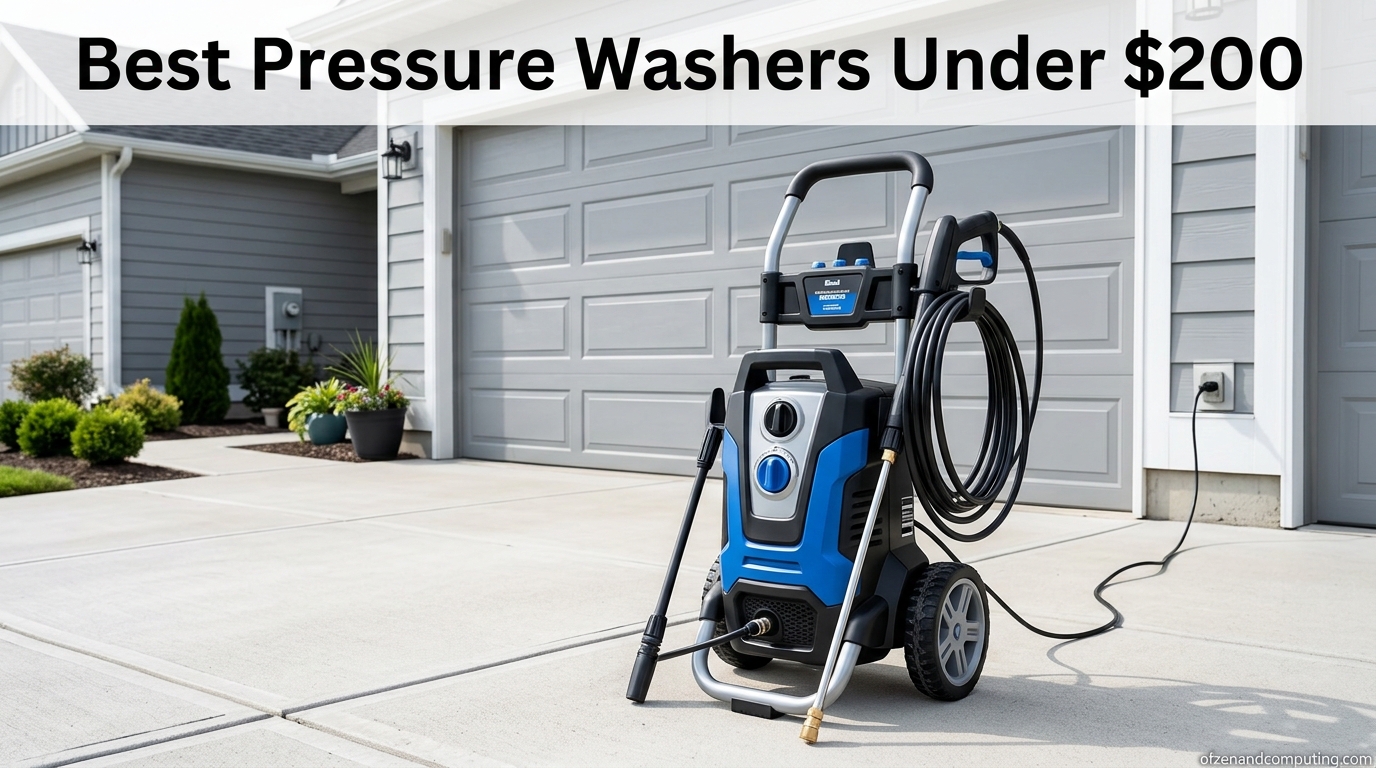 Best Pressure Washers Under $200