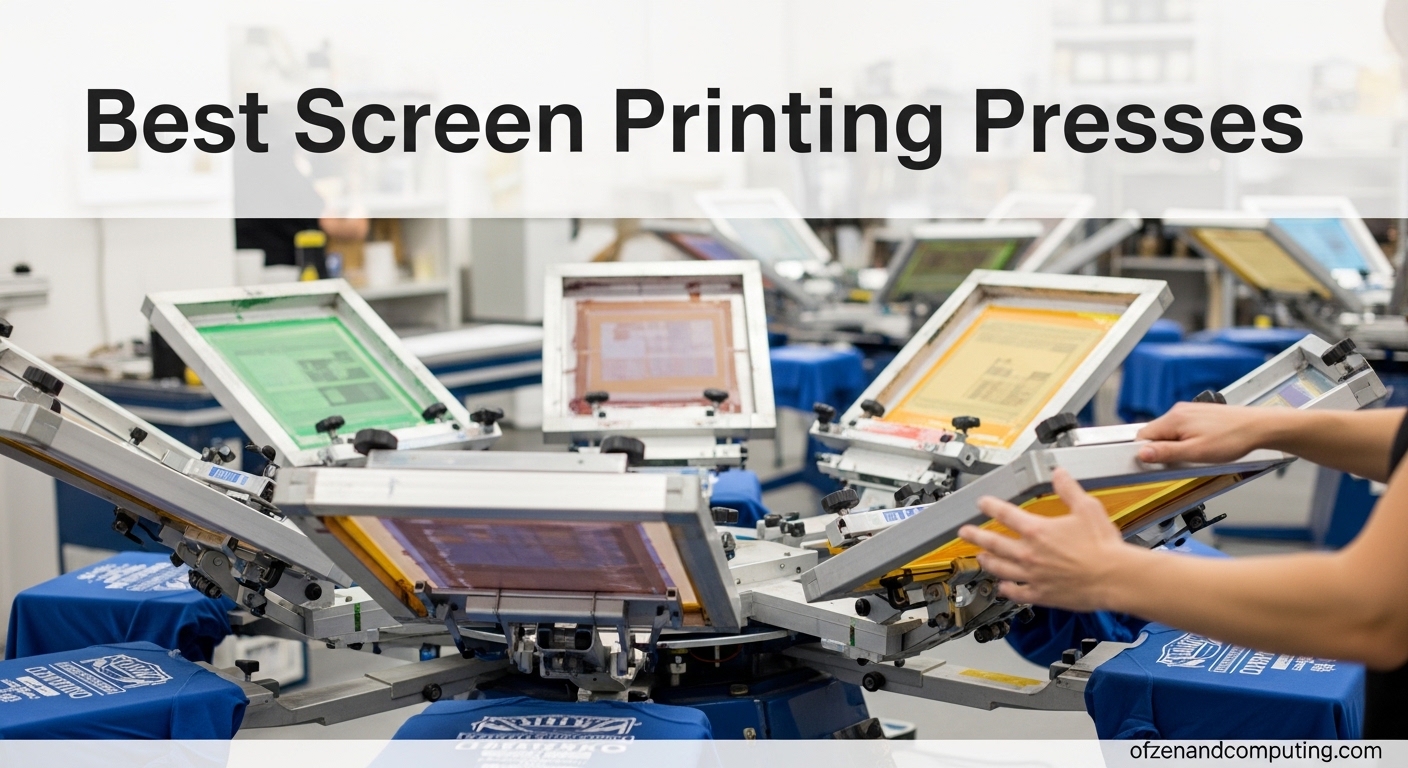 Best Screen Printing Presses