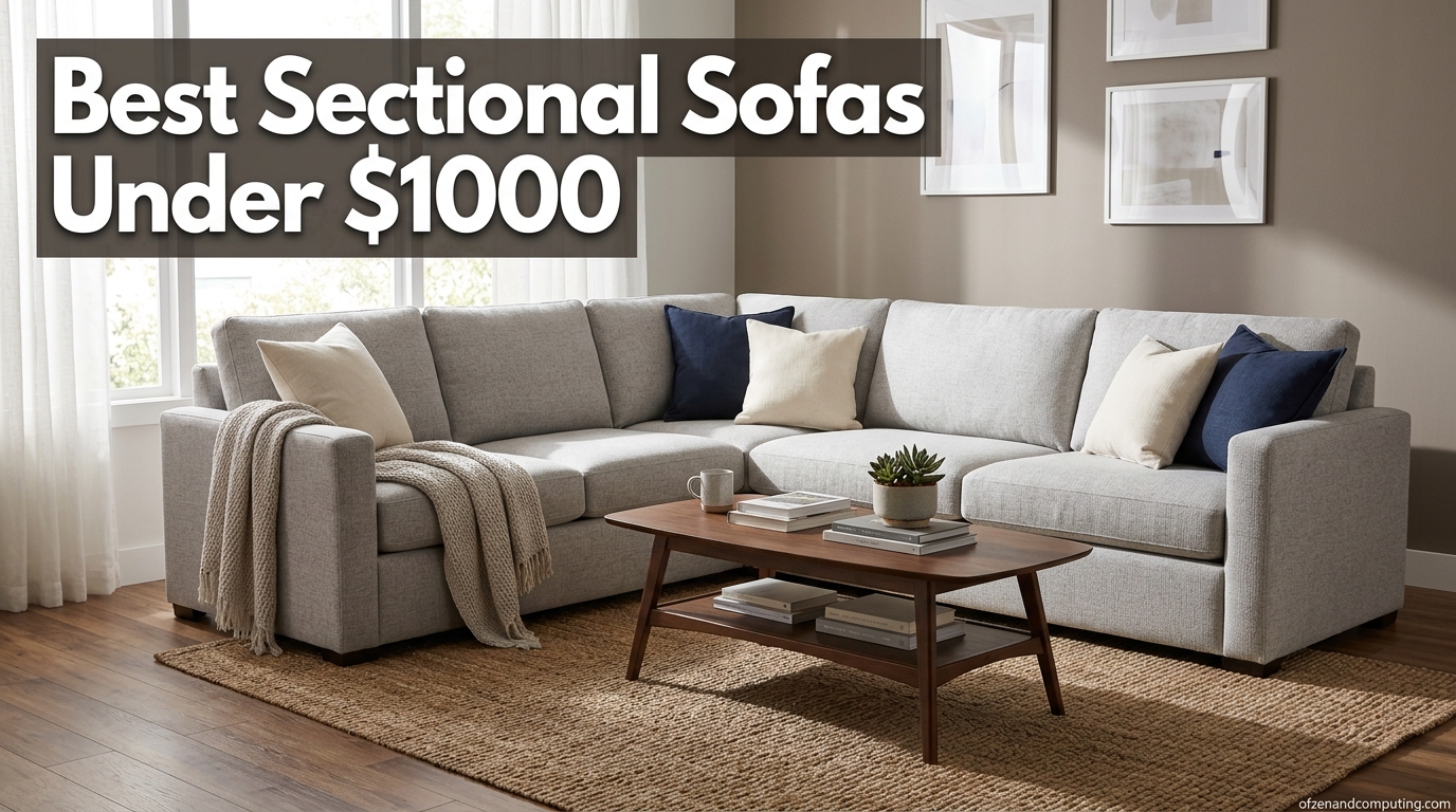 Best Sectional Sofas Under $1000