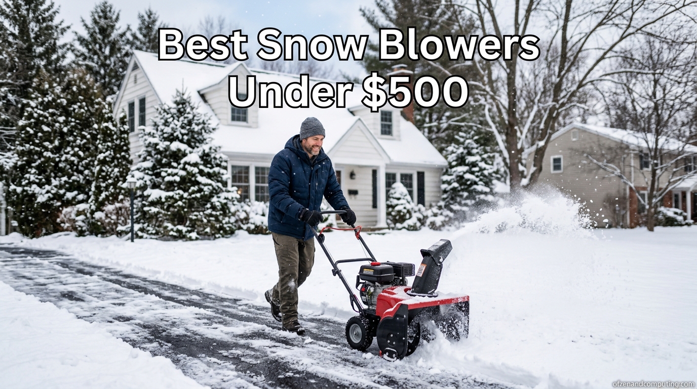 Best Snow Blowers Under $500