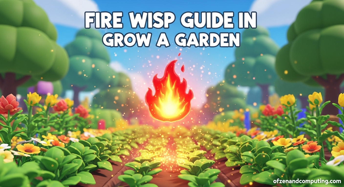 Fire Wisp Guide in Grow a Garden
