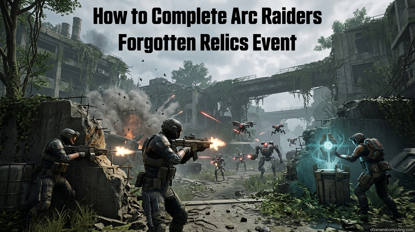 How to Complete Arc Raiders Forgotten Relics Event