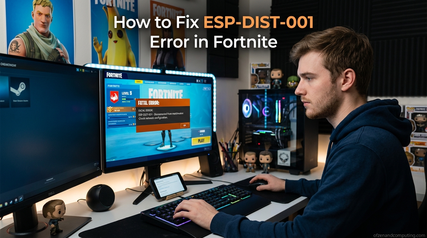 How to Fix ESP-DIST-001 Error in Fortnite