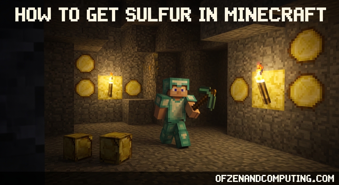 How to Get Sulfur in Minecraft