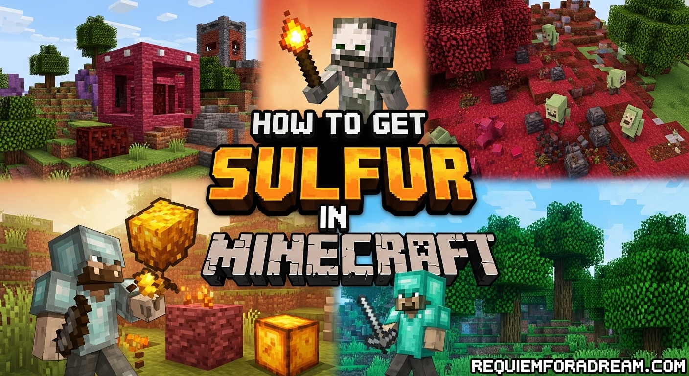 How to Get Sulfur in Minecraft