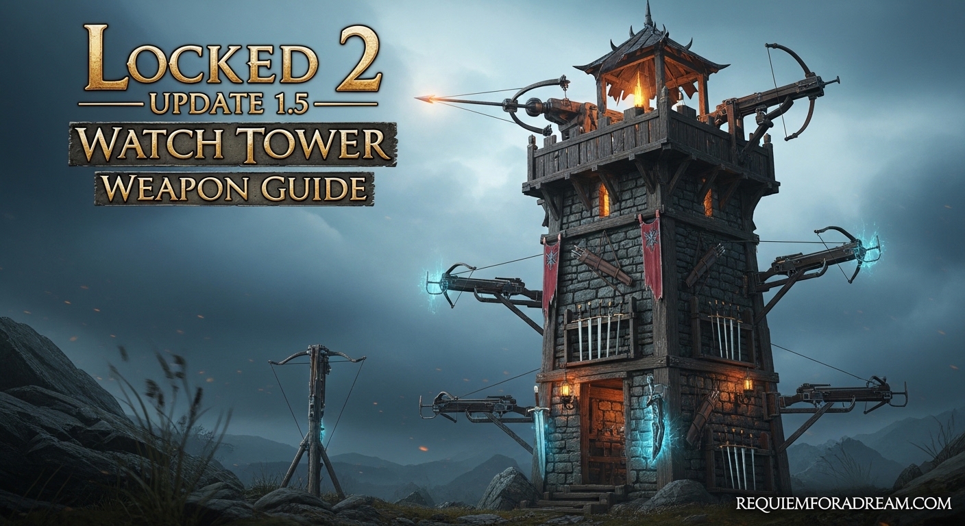 Locked 2 Update 1.5 Watch Tower Weapon Guide