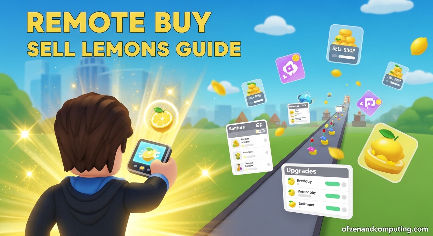 Remote Buy Sell Lemons Guide