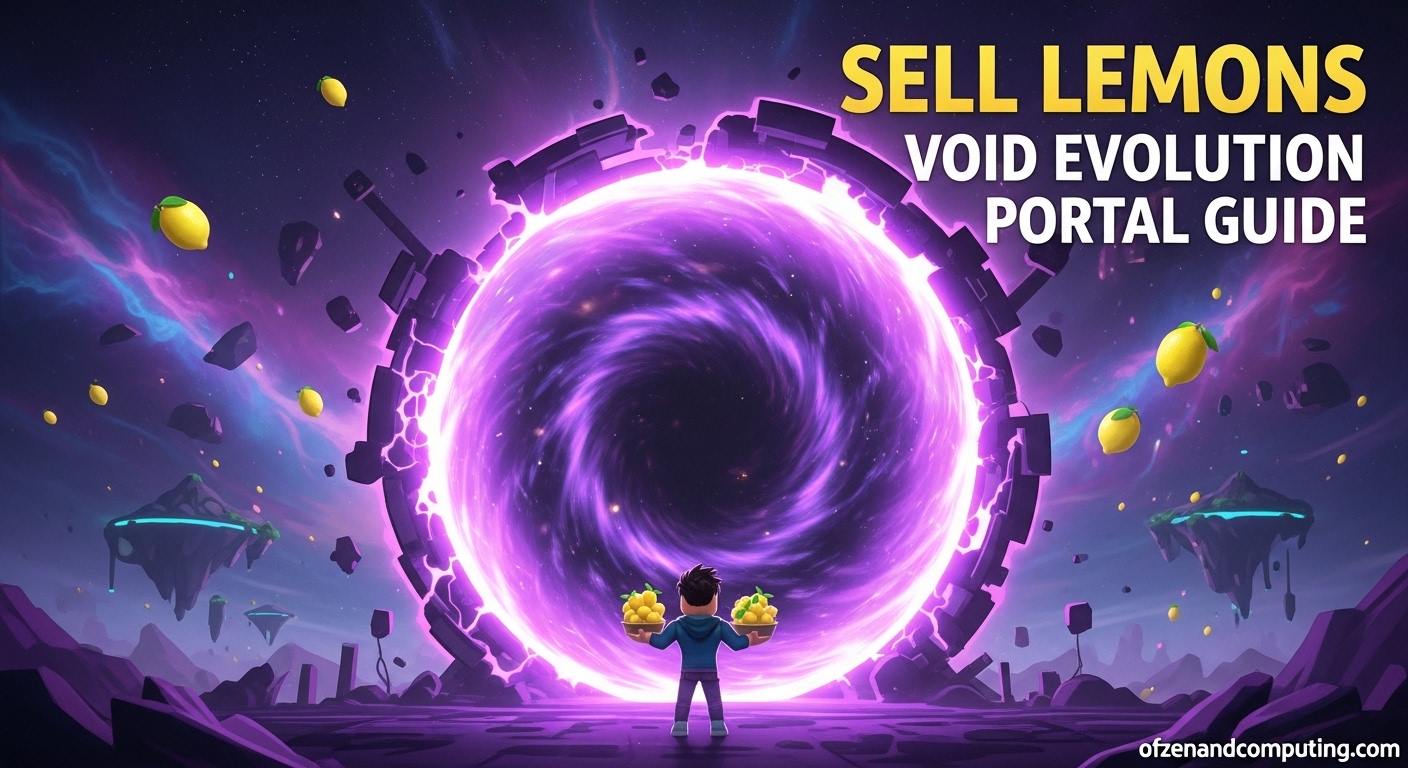 Sell Lemons Void Evolution Portal Guide