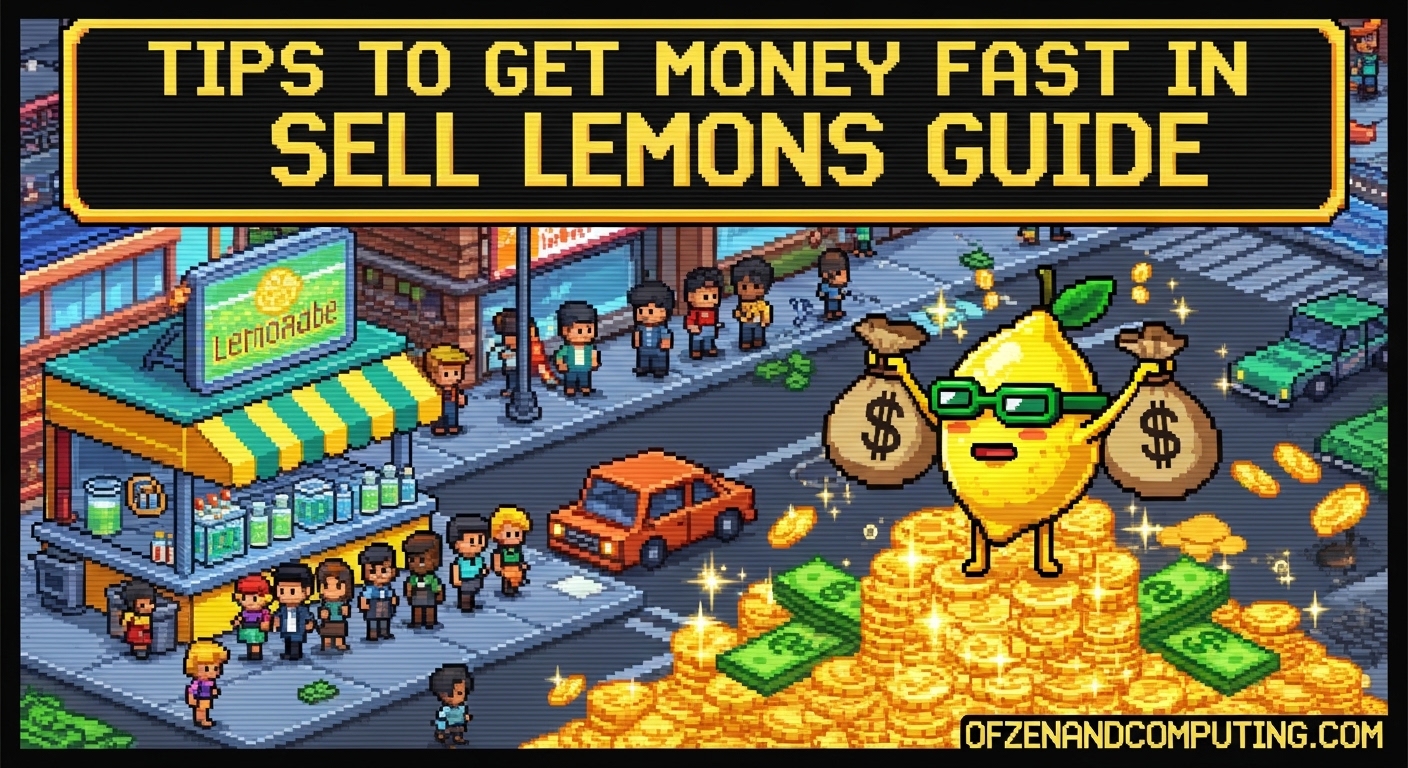 Tips to Get Money Fast in Sell Lemons Guide