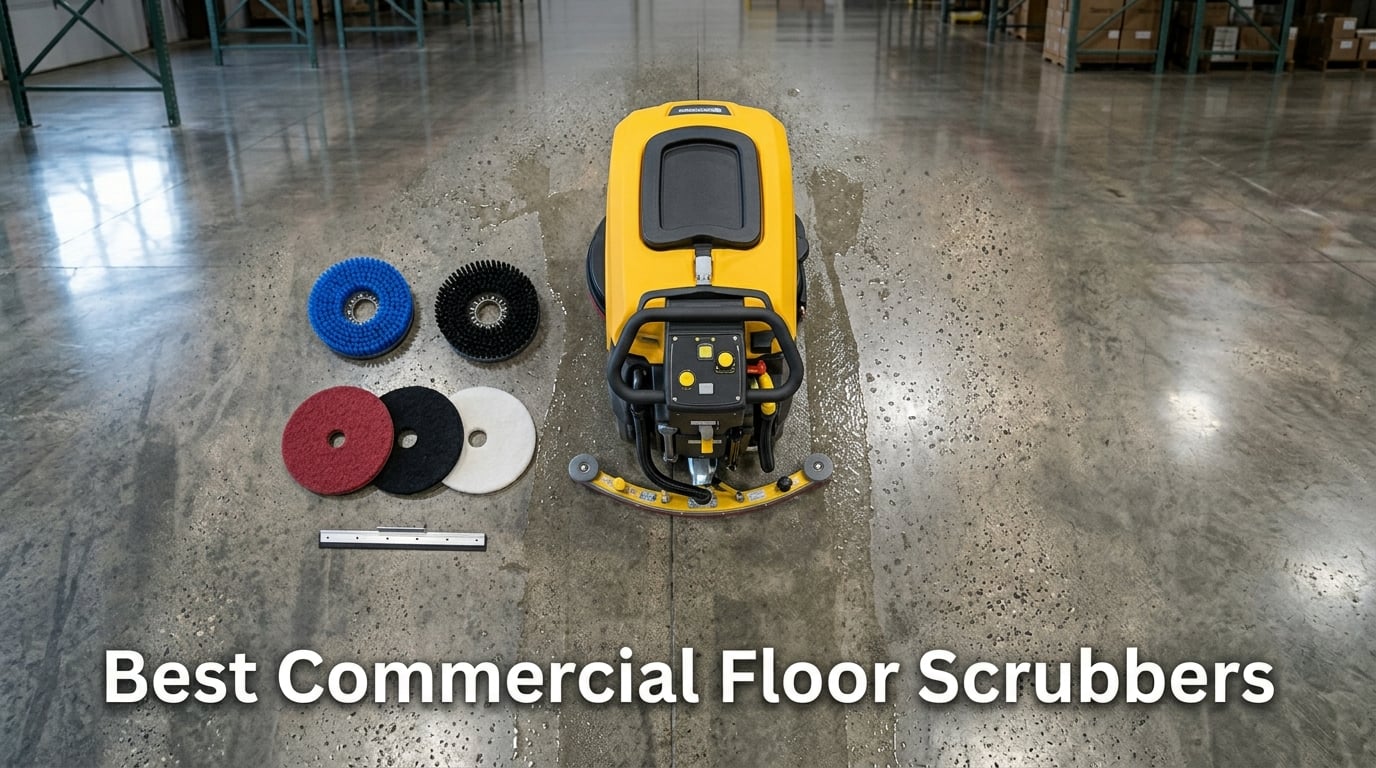 best commercial floor scrubbers