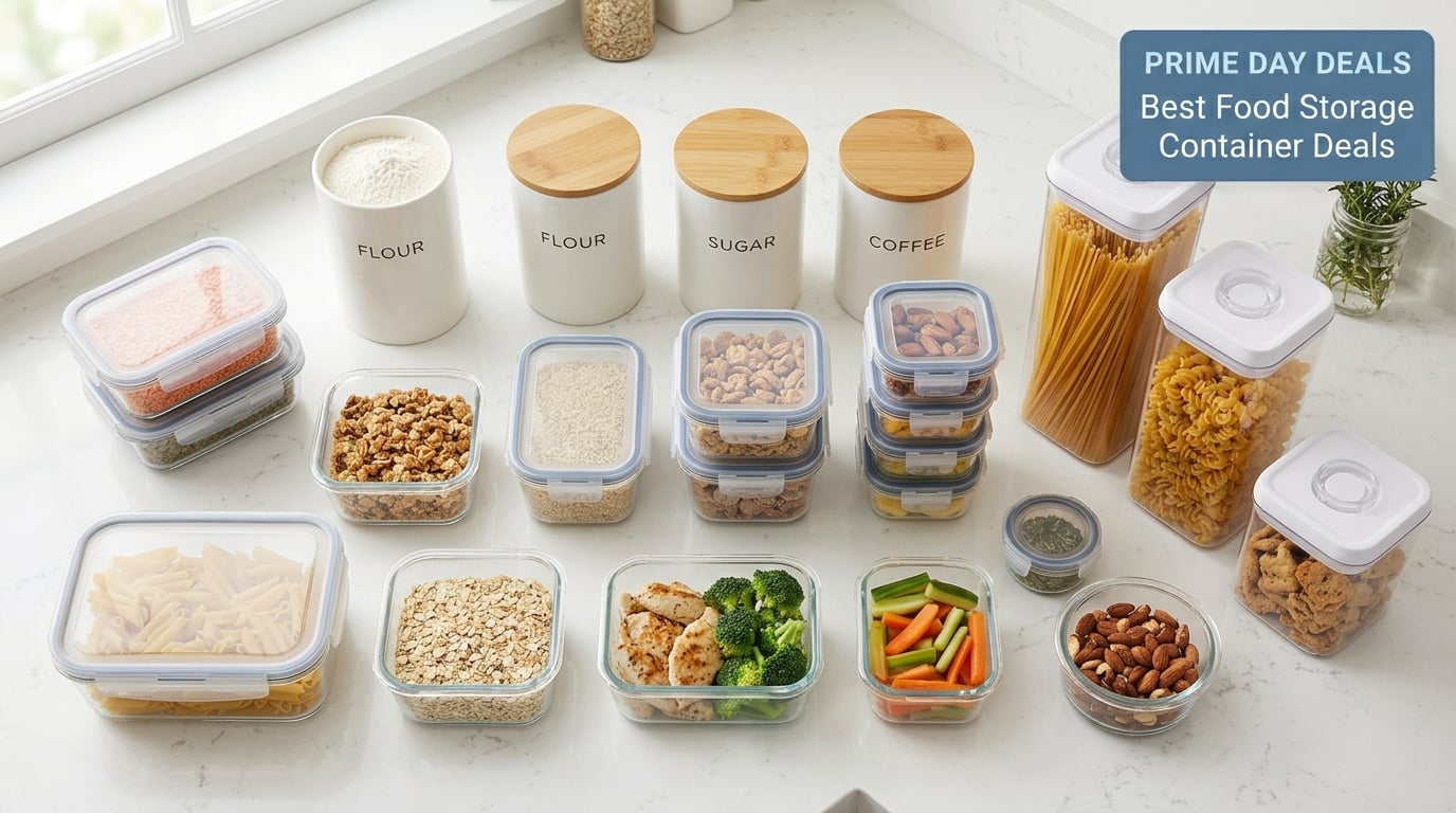 Best Amazon Prime Day Food Storage Container Deals 2026