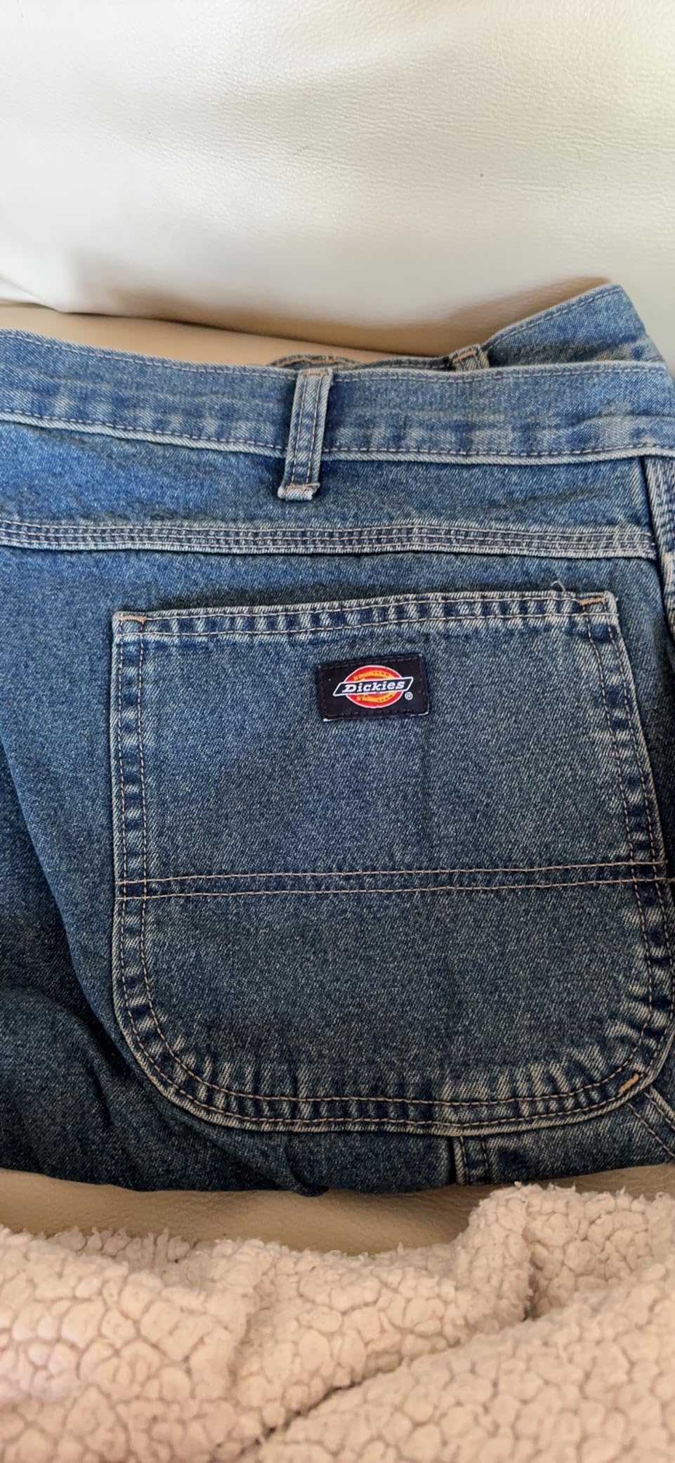 Dickies Men's Relaxed Straight-fit Carpenter Jean customer photo 2