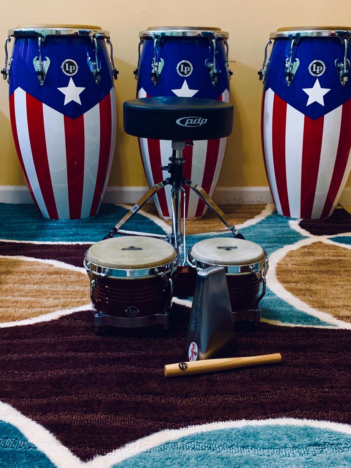 LP Matador Puerto Rican Flag Conga 11-3/4 Inch customer photo 2