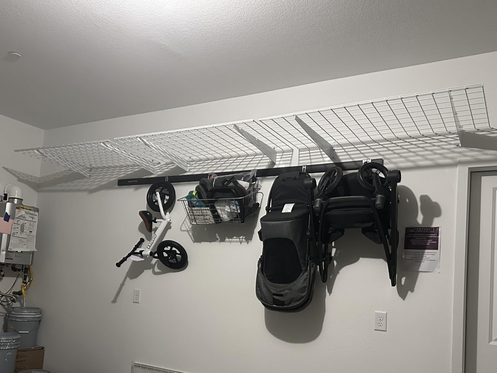 Hyloft 00967 2-Pack Heavy Duty Steel Garage Shelving, 45