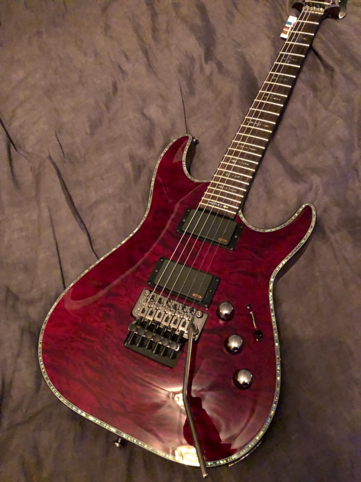 Schecter Hellraiser C-1 FR Electric Guitar - Black Cherry customer photo 1