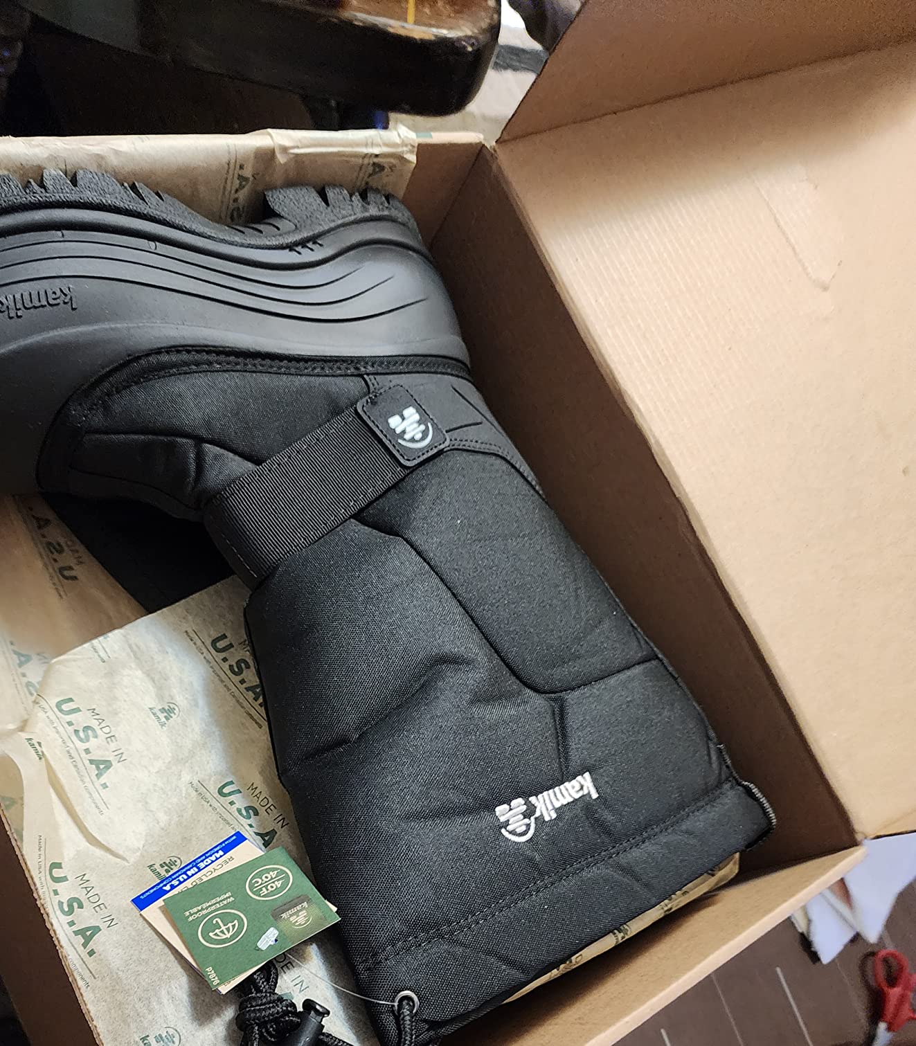 Kamik Greenbay 4 Men's Winter Boot - Waterproof Hiking Boots for Men - Insulated Snow Footwear - Traction Grip Winter Shoes - Thermal Guard Liner - -40C Temperature Rating customer photo 2