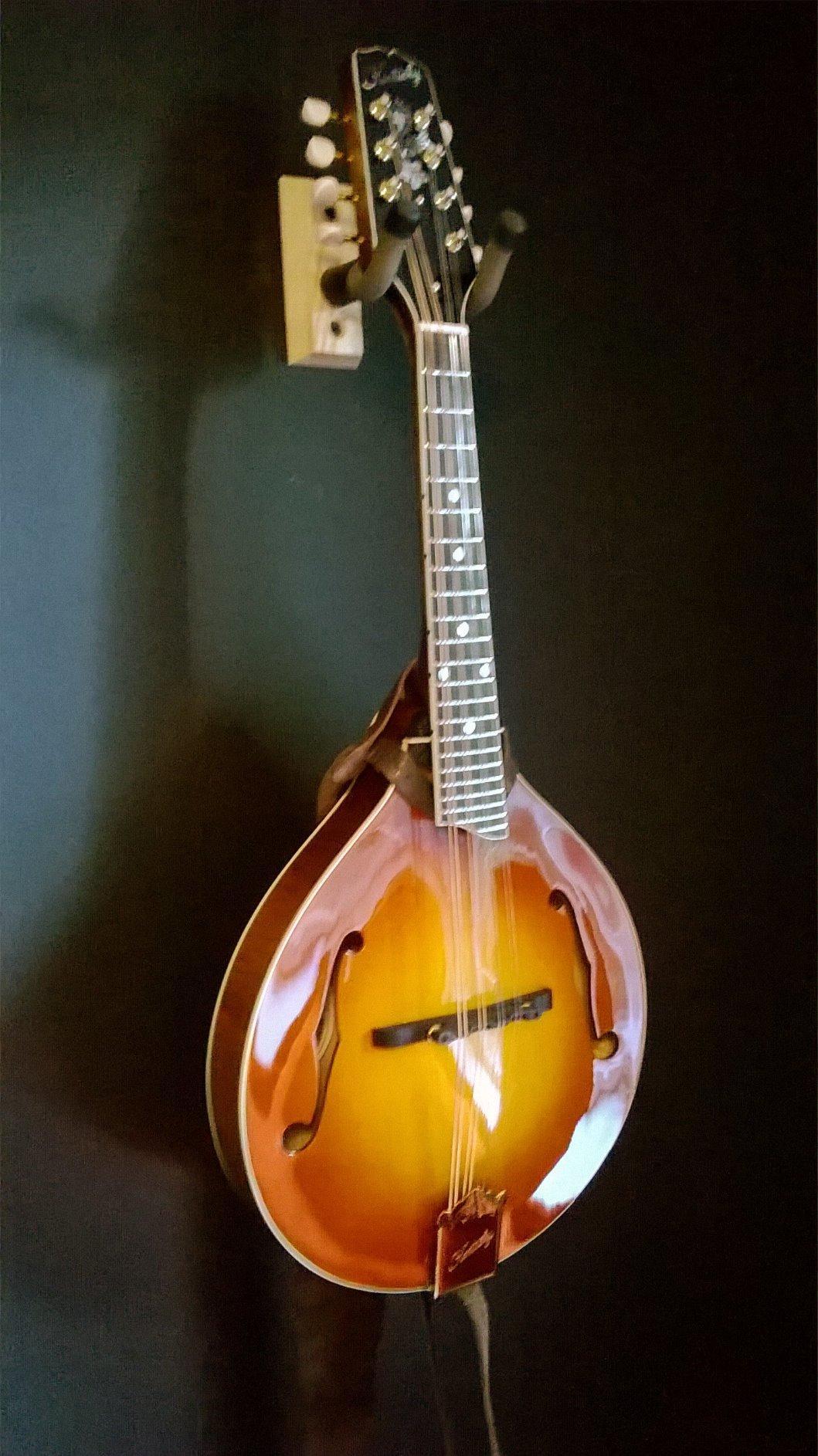 Kentucky KM-505 Artist A-Model Mandolin - Amberburst - Solid Spruce Top, Carved Maple Back & Sides, Ebony Fingerboard customer photo 1