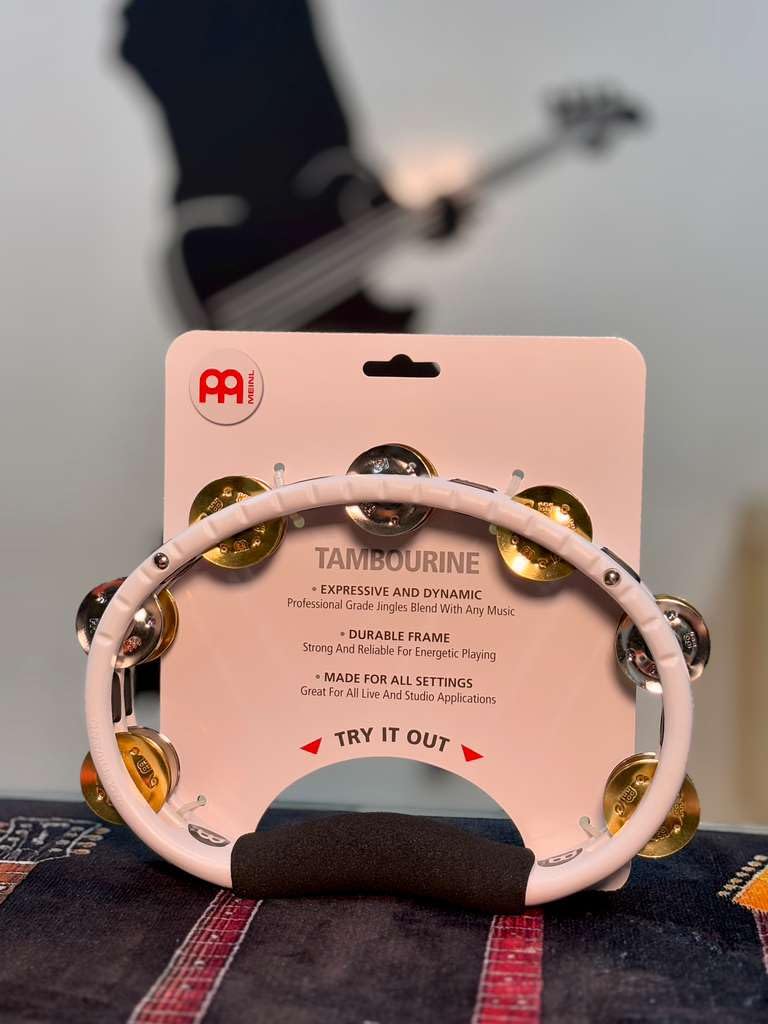 Tambourine for Adults, Traditional Handheld Musical Instrument - NOT MADE IN CHINA - Mixed Jingles, Synthetic Frame customer photo 2