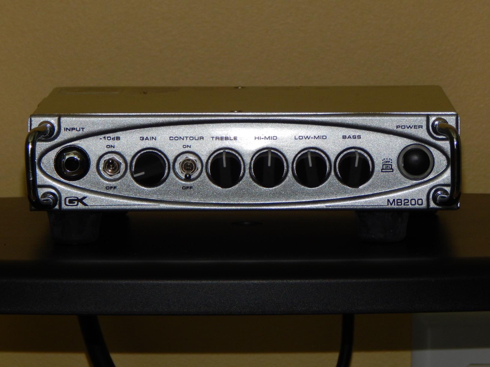 Gallien-Krueger MB200 200W Ultra Light Bass Amplifier Head customer photo 2