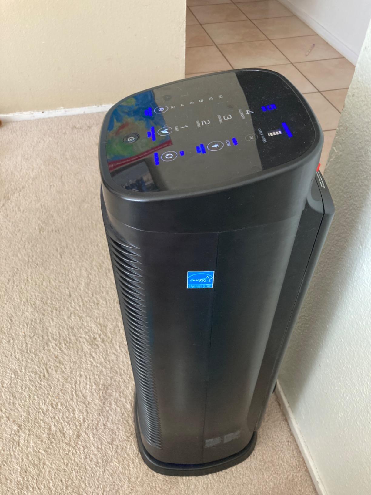 Honeywell Air Genius 5 Air Purifier for Large Rooms up to 1200 Ft², Permanent Washable Filters, HFD320, Black customer photo 2
