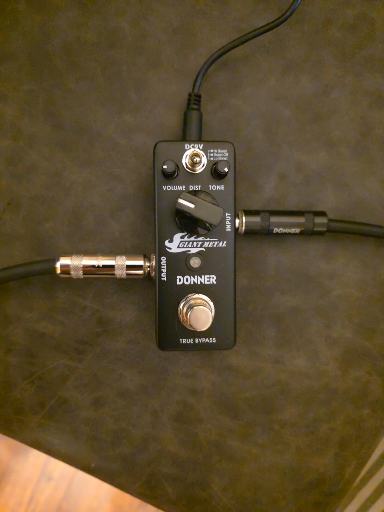 Donner Giant Metal Distortion Pedal - Boost Distortion for Electric Guitar, Pedalboards, 3 Modes True Bypass customer photo 1