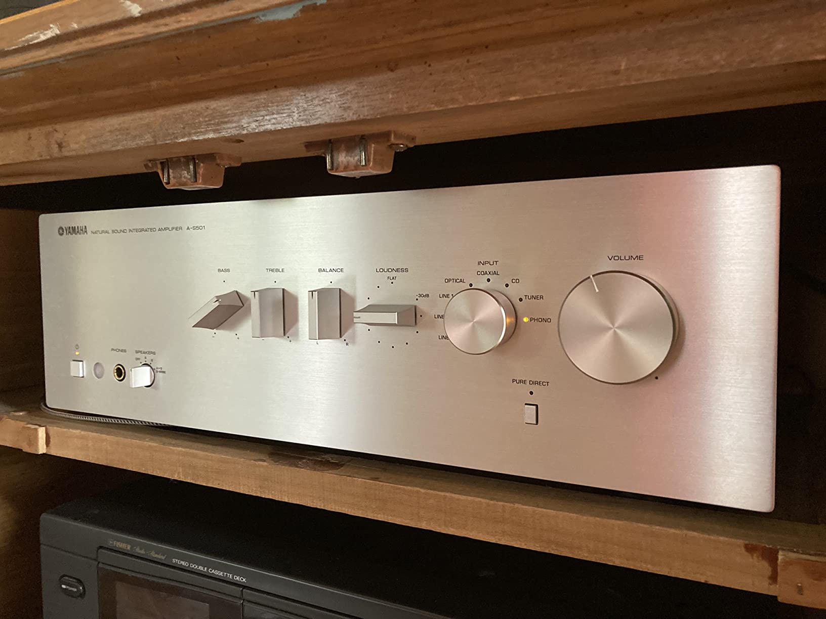 Yamaha Audio A-S701BL Natural Sound Integrated Stereo Amplifier (Black) customer photo 1