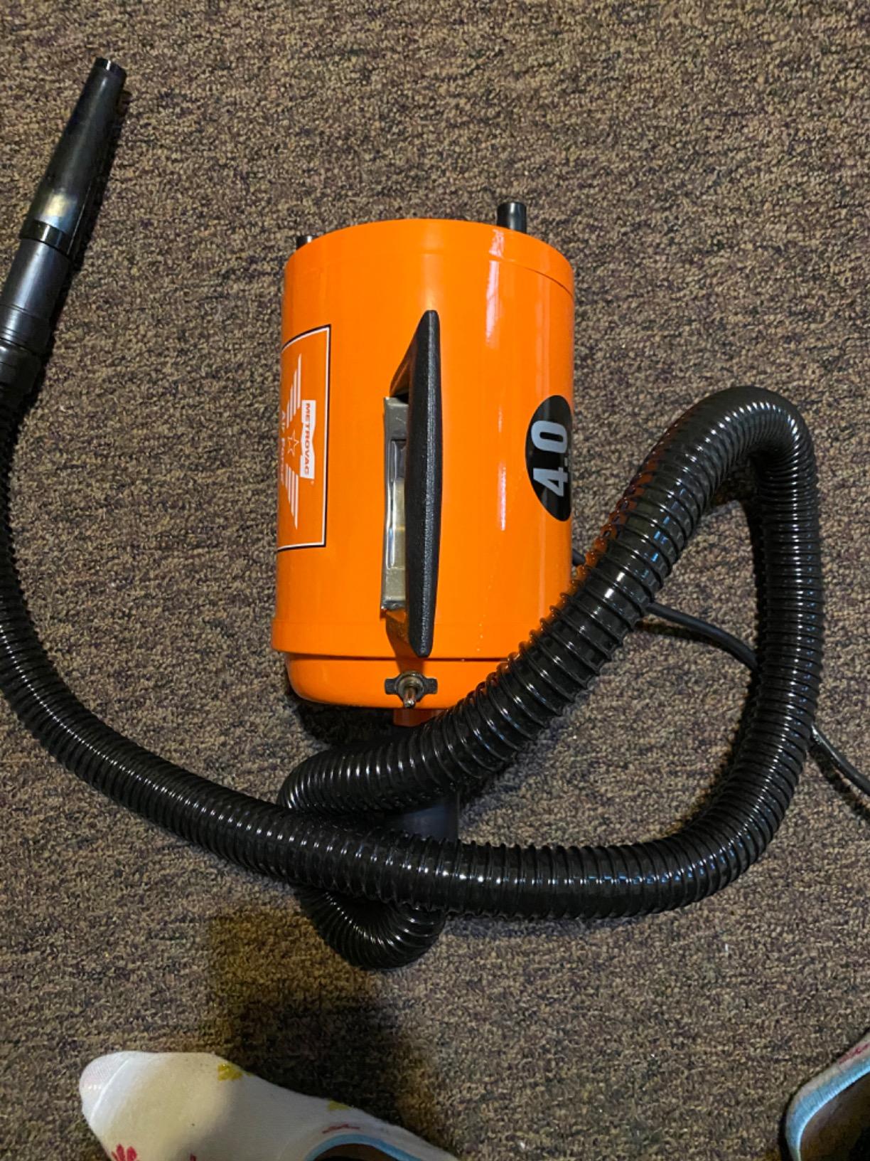METROVAC AFTD-3V Air Force Commander Variable Speed Pet Grooming Dryer Purple | High Velocity Dog Hair Blower 4.0 HP USA customer photo 2