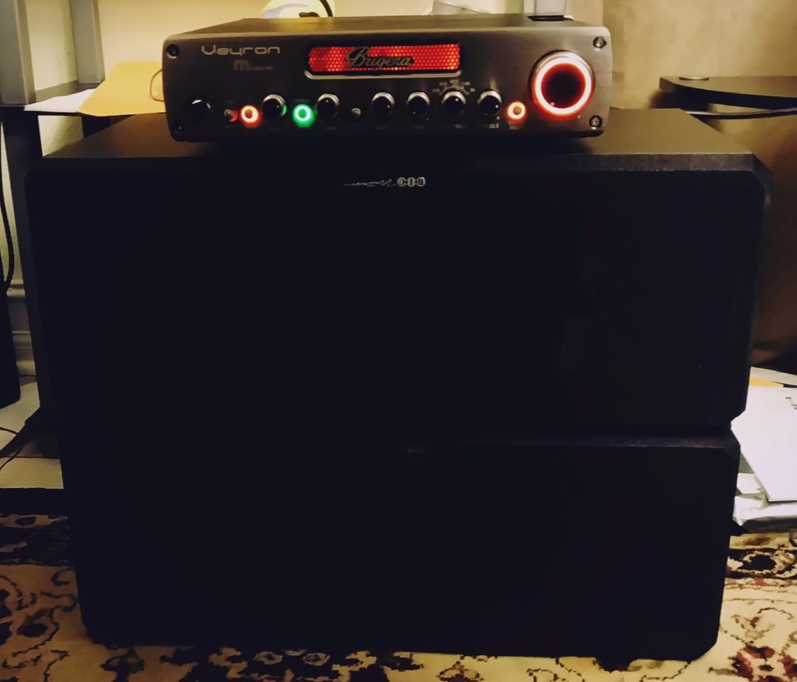 Bugera VEYRON MOSFET BV1001M Ultra-Compact 2,000-Watt Class-D Bass Amplifier with MOSFET Preamp, Compressor and DYNAMIZER Technology customer photo 2
