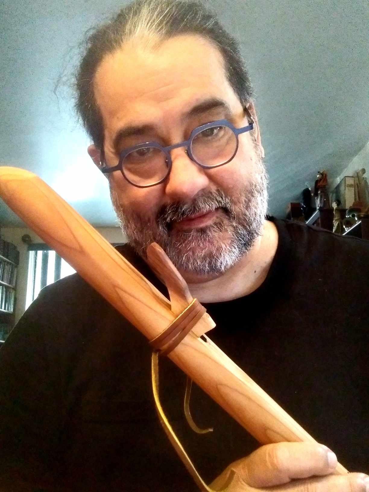 Native American Style Cedar Flute By Gray Fox, Key of F Minor customer photo 1