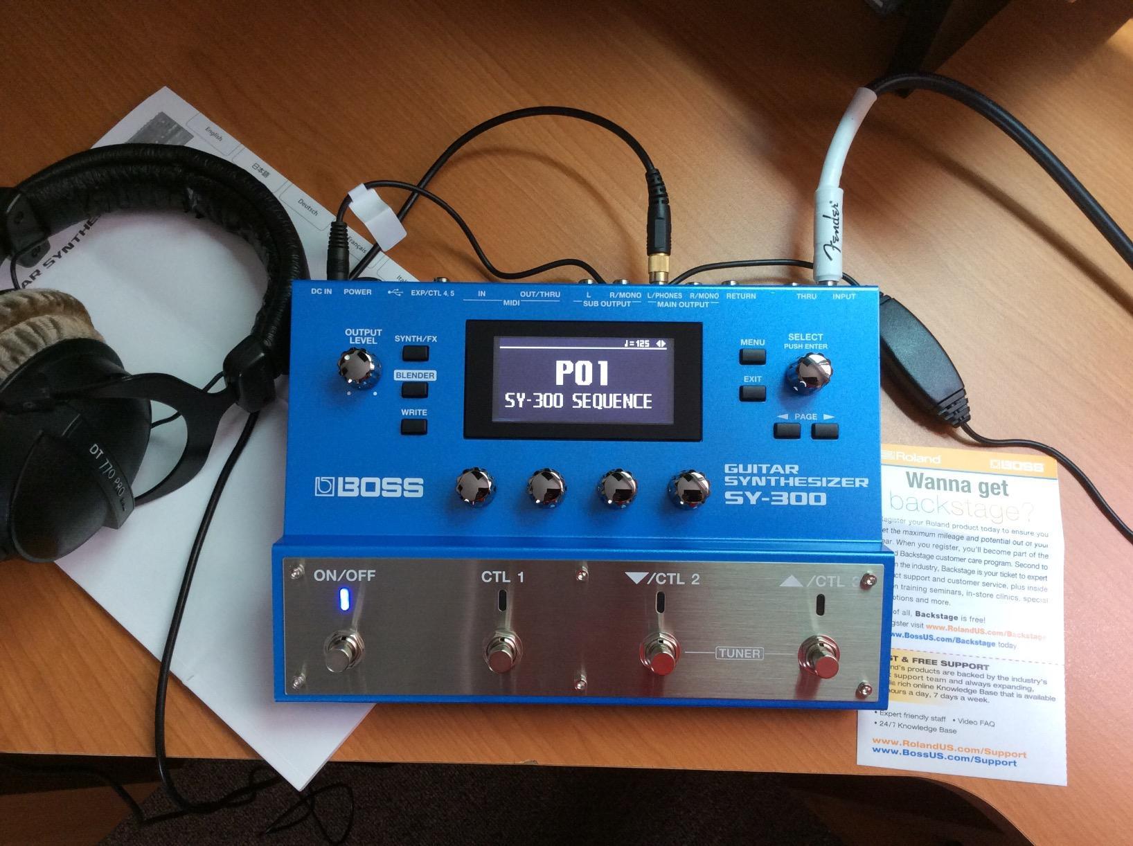BOSS Guitar Synthesizer SY-300 customer photo 1