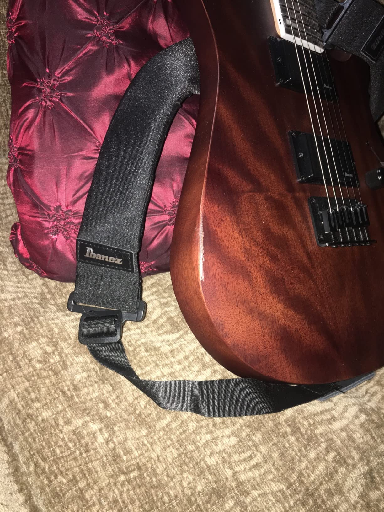 Ibanez GIO Series GRG121DX Electric Guitar, Walnut Flat customer photo 2