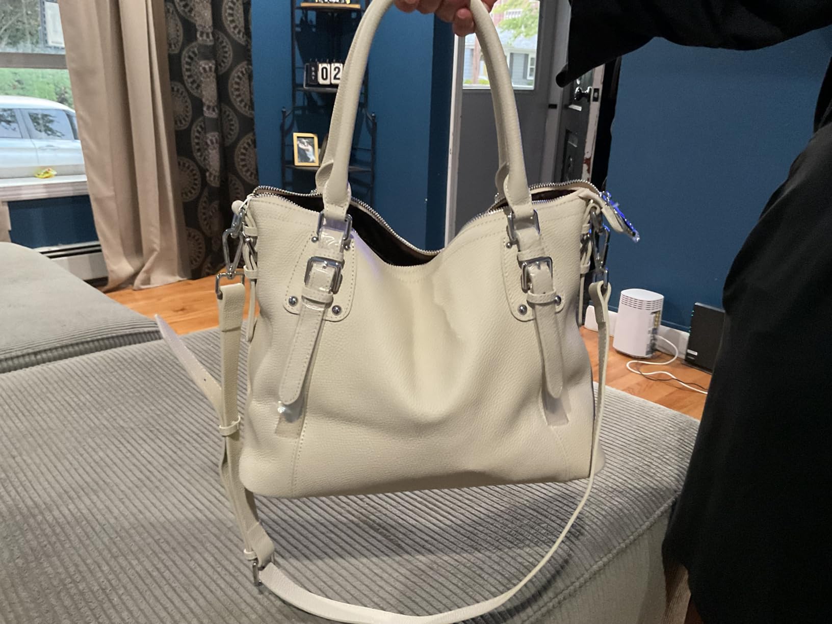 HESHE Genuine Leather Purses and Handbags for Women Tote Shoulder Bag Satchel Purse Top Handle Bags Hobo Crossbody Purse customer photo 2
