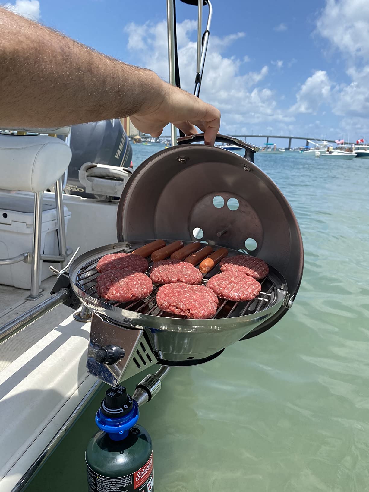 Magma Products, Marine Kettle 3, Combination Stove & Gas Grill, Propane Portable Oven customer photo 1