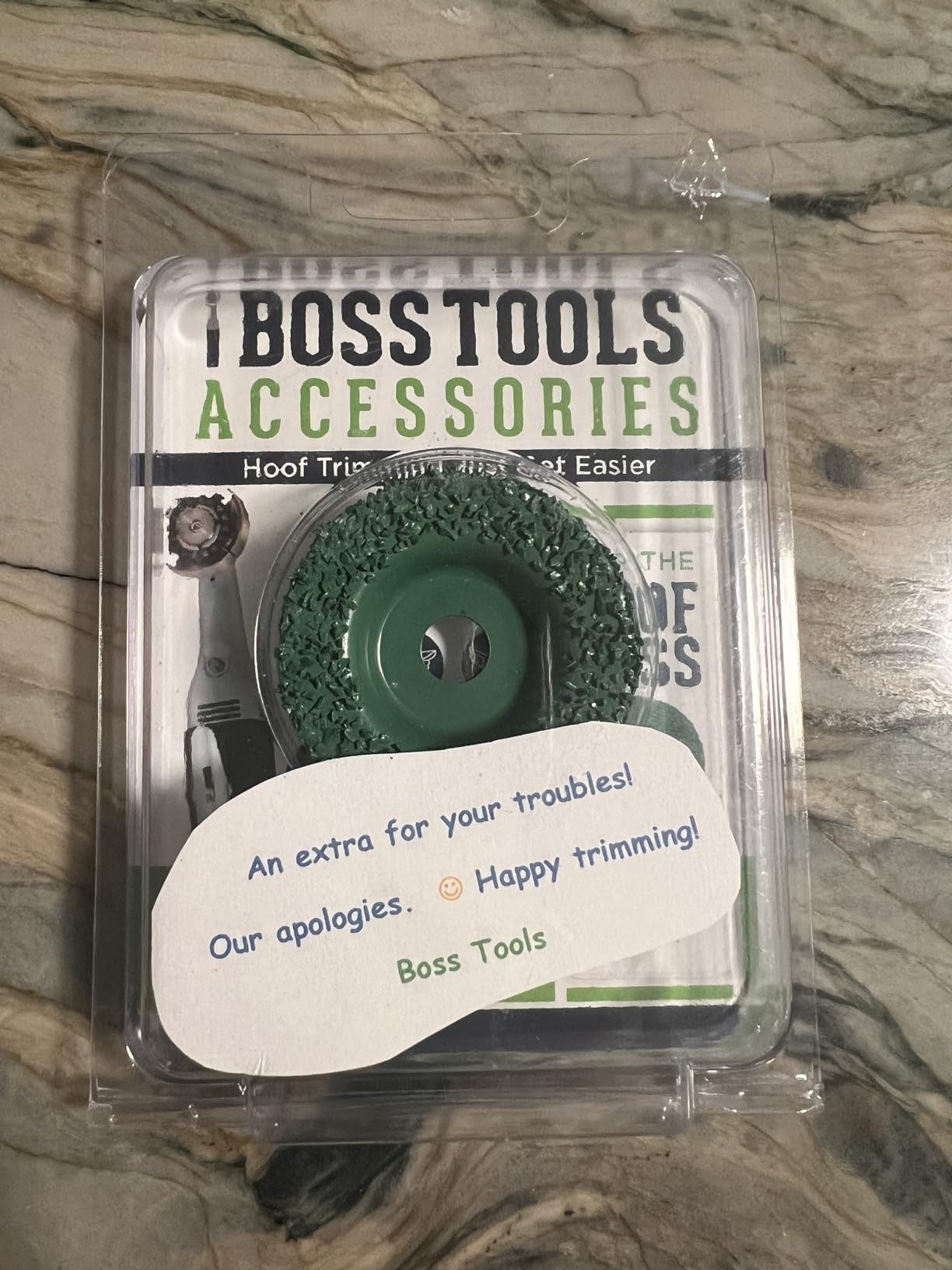 Goat Hoof Trimmers Basic Electric Set 110v - Goat Hooves Trimmer Tool Kit - Grinder Discs and Accessories Included customer photo 2