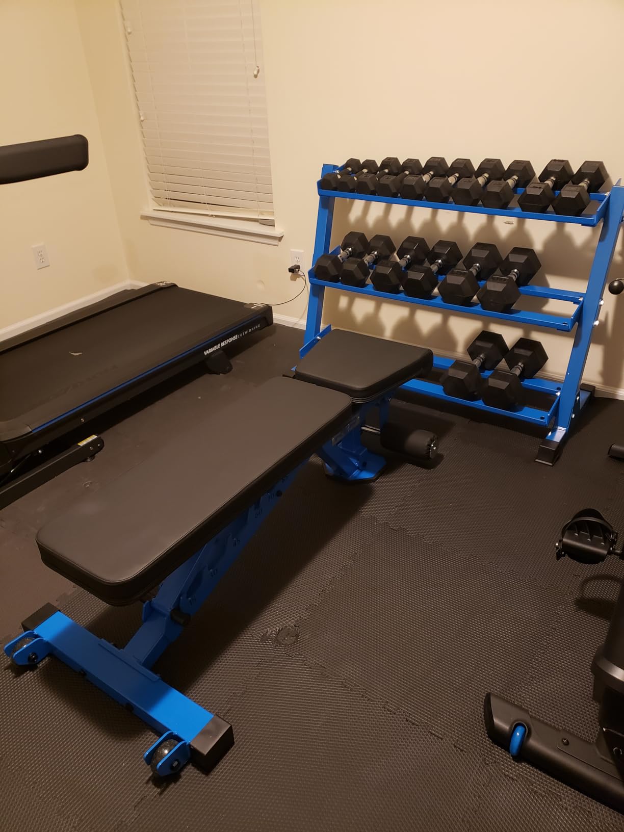 REP Fitness Dumbbell Rack 3-Tier Compact Holder Fits Sets 5-50 lb customer photo 2