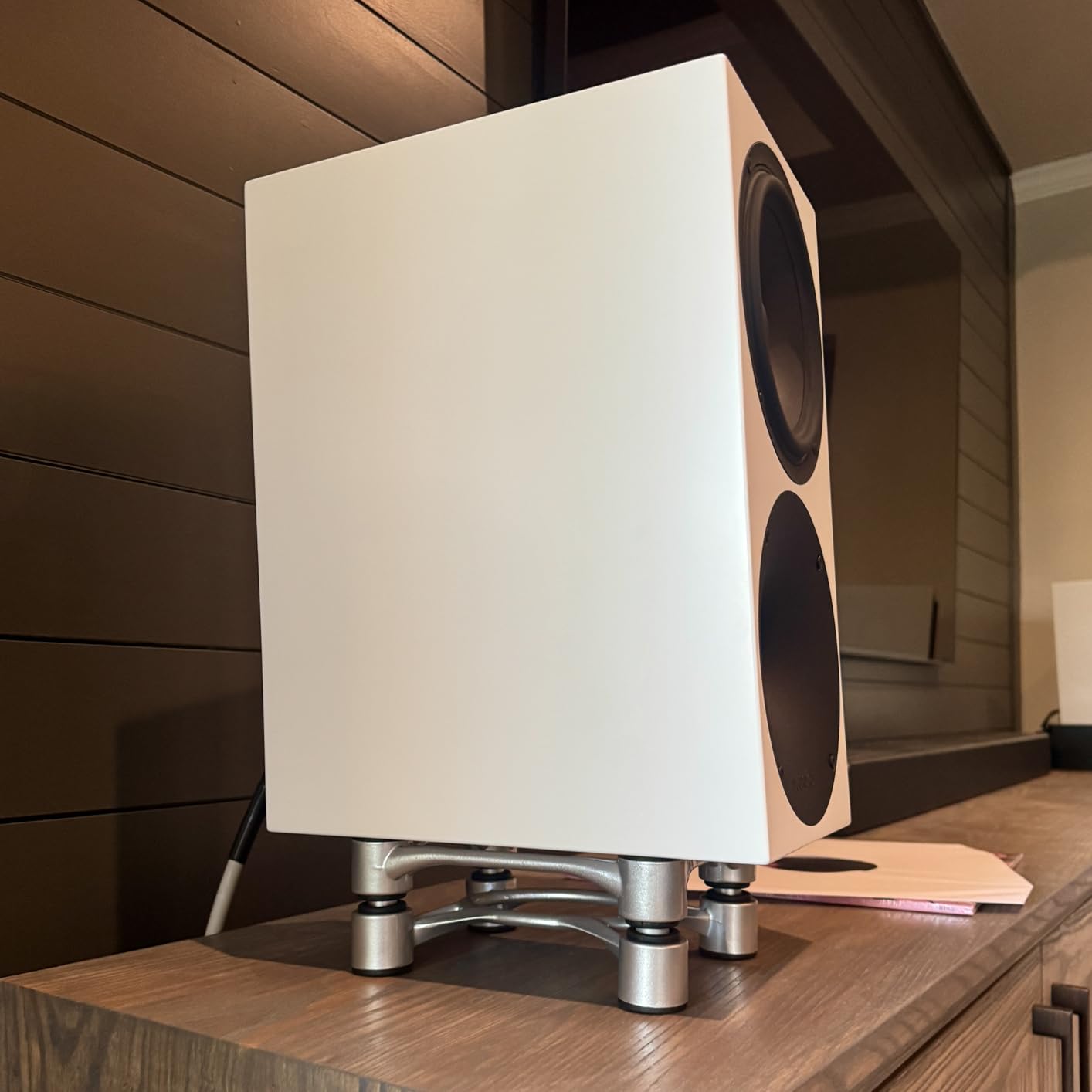 IsoAcoustics Aperta Series Isolation Speaker Stands with Tilt Adjustment: Aperta300 (11.8