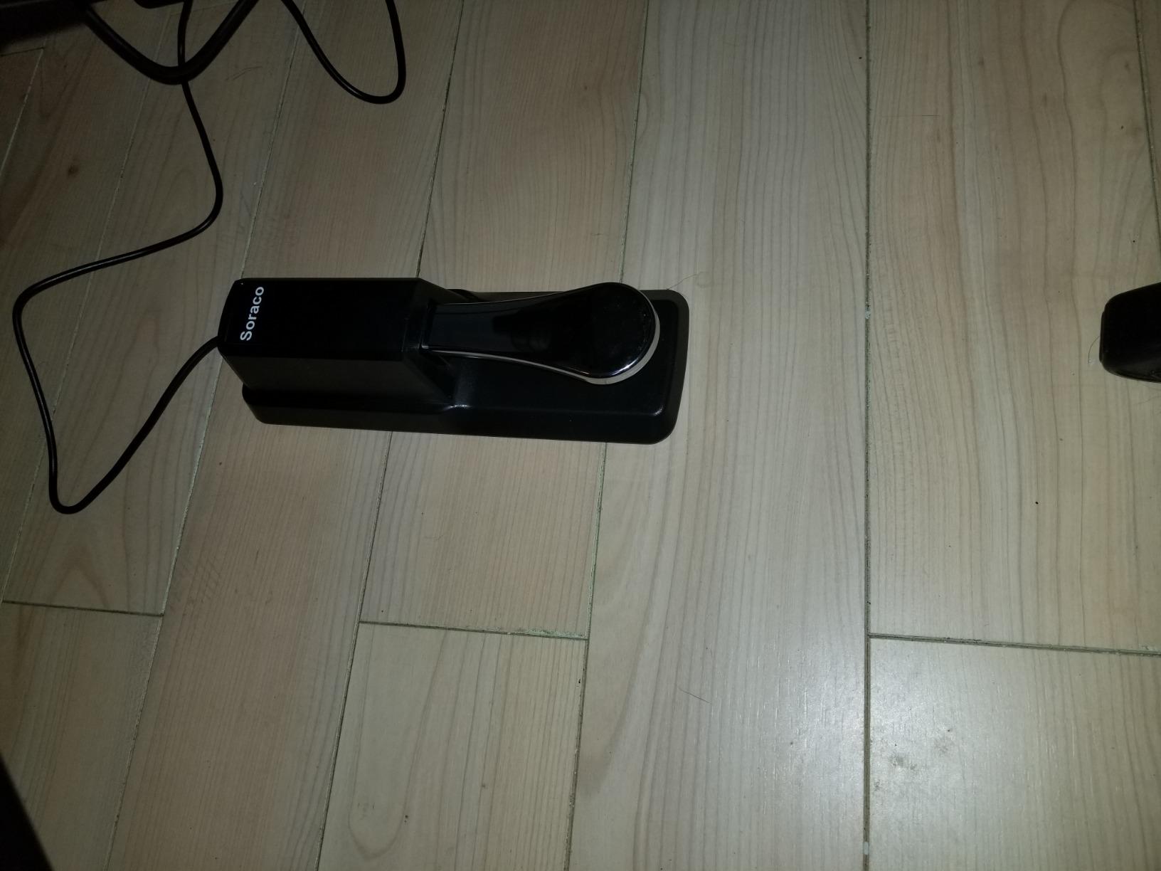 Soraco Sustain Pedal Universal for Yamaha Casio Roland Korg Behringer Moog Piano Midi Electronic Keyboards Style with Polarity Switch, 1/4'' Input Plug customer photo 1