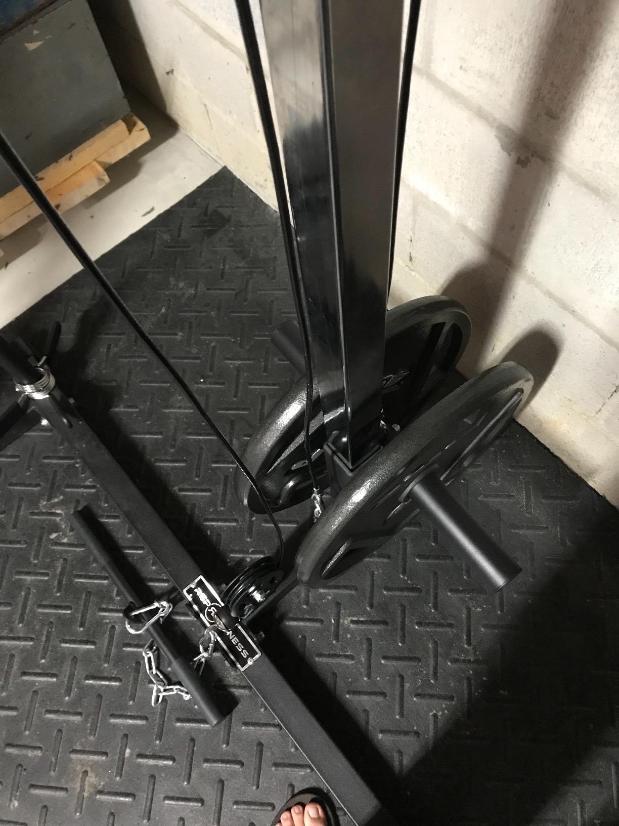 REP Fitness LAT Pull Down/Low Row Accessory for 1000 Series Power Racks - Attachment for PR-1100 and PR-1000 Weight Cages customer photo 2