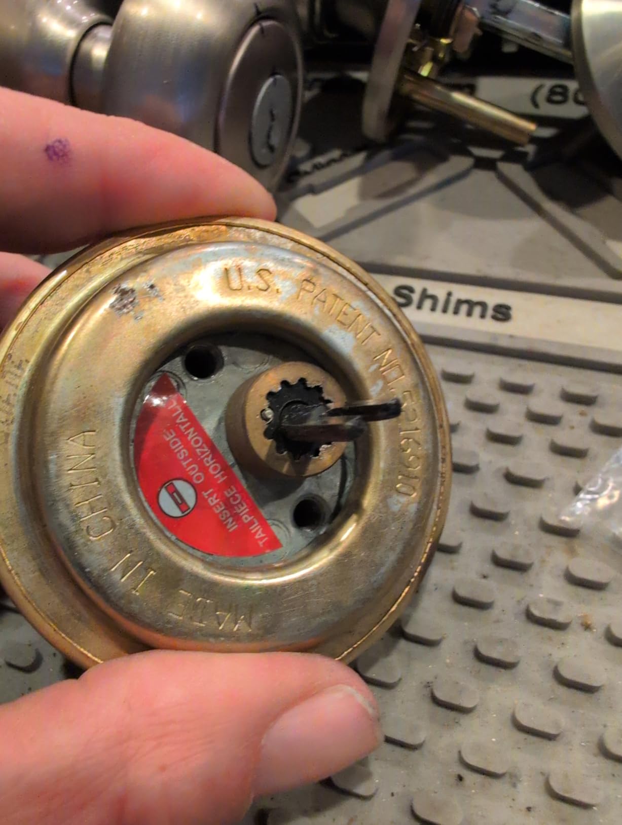 Lock Cylinder Rear Cap Installation & Removal Tool for Rekeying Locks, fits Schlage & Others customer photo 2
