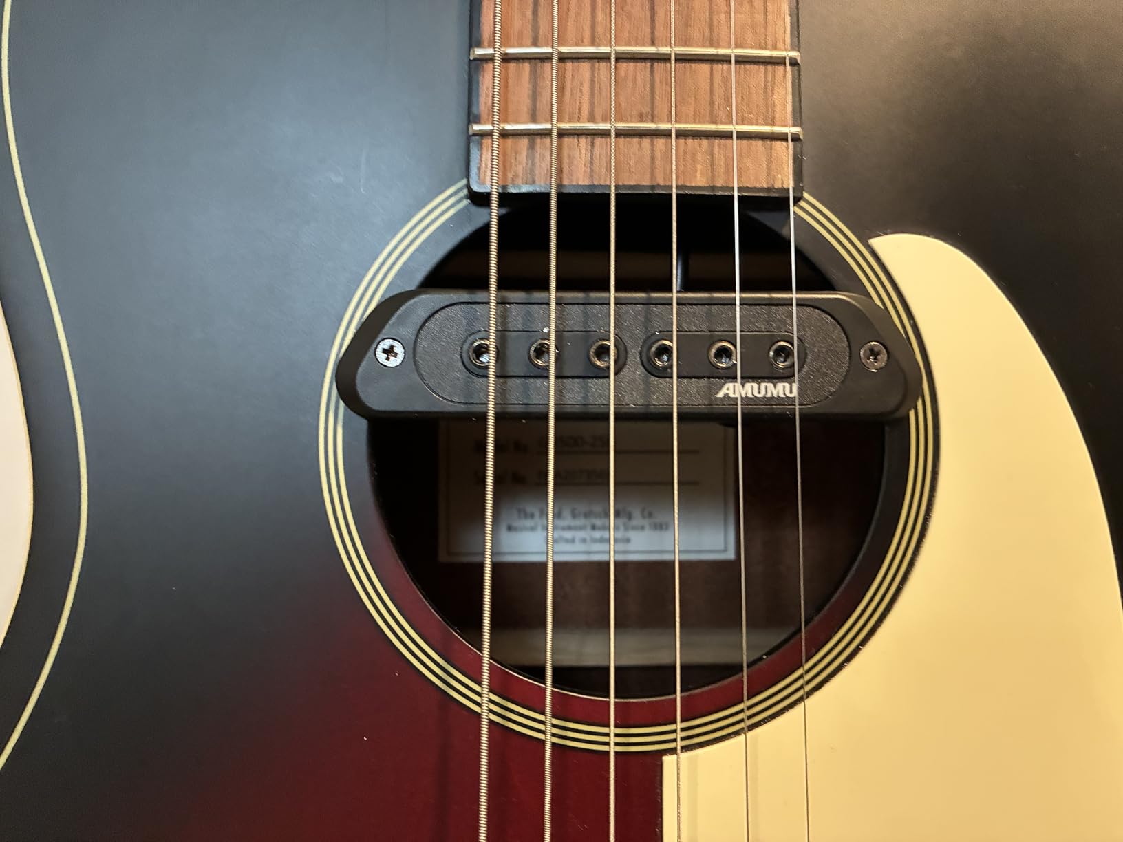 AMUMU SP60 Acoustic Guitar Pickup Humbucker Magnetic Passive Soundhole Pickup customer photo 1