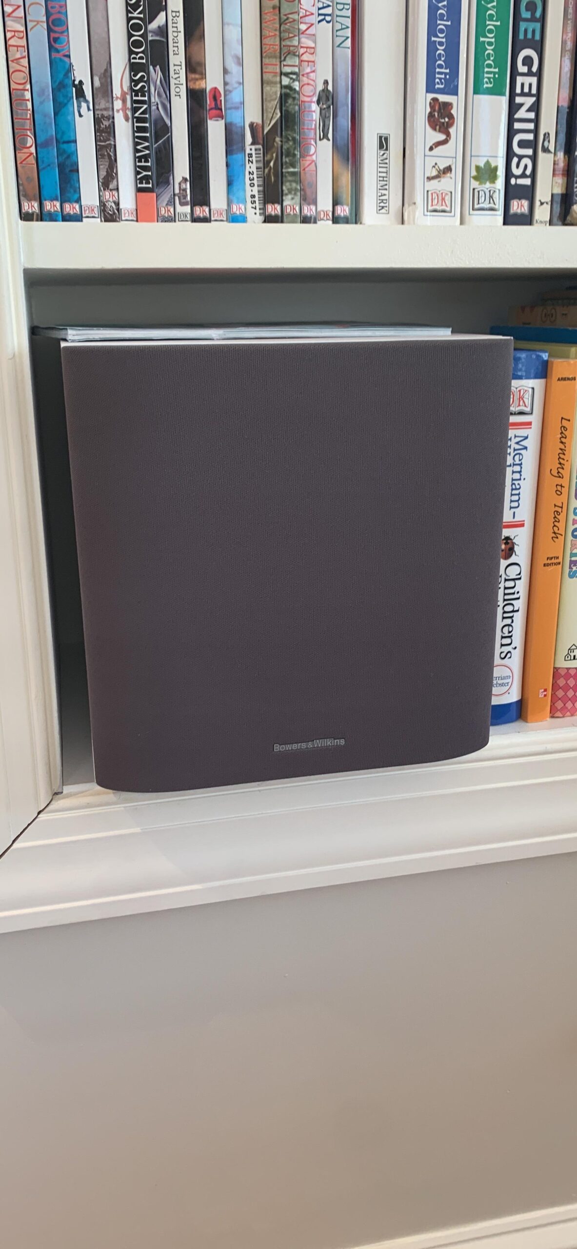 Bowers & Wilkins ASW608 Compact Powered Subwoofer - Black customer photo 2