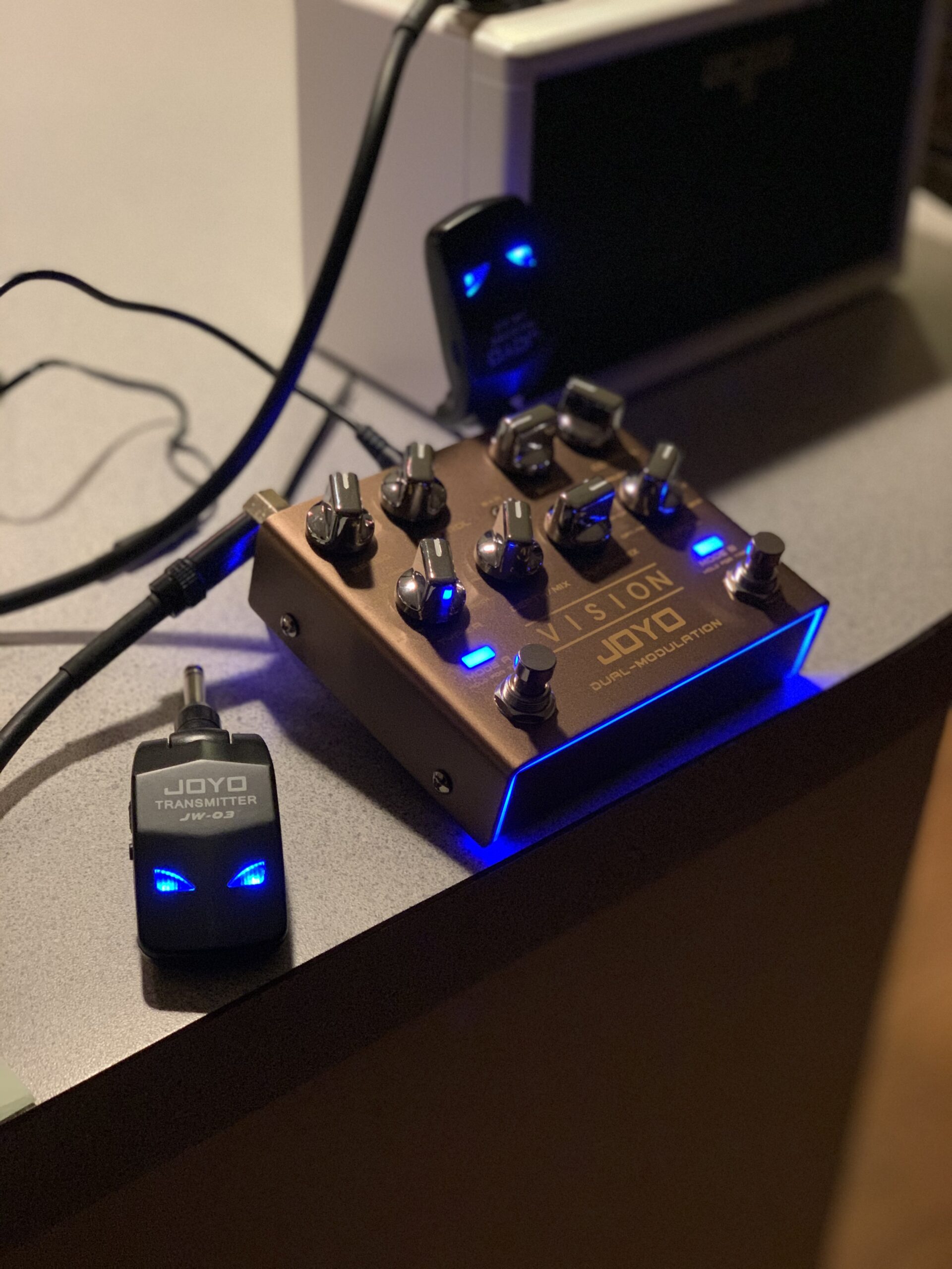 JOYO Dual-Channel Modulation Guitar Pedal, Vision R-09, 18 Effects with Tap Tempo & Stereo I/O customer photo 2