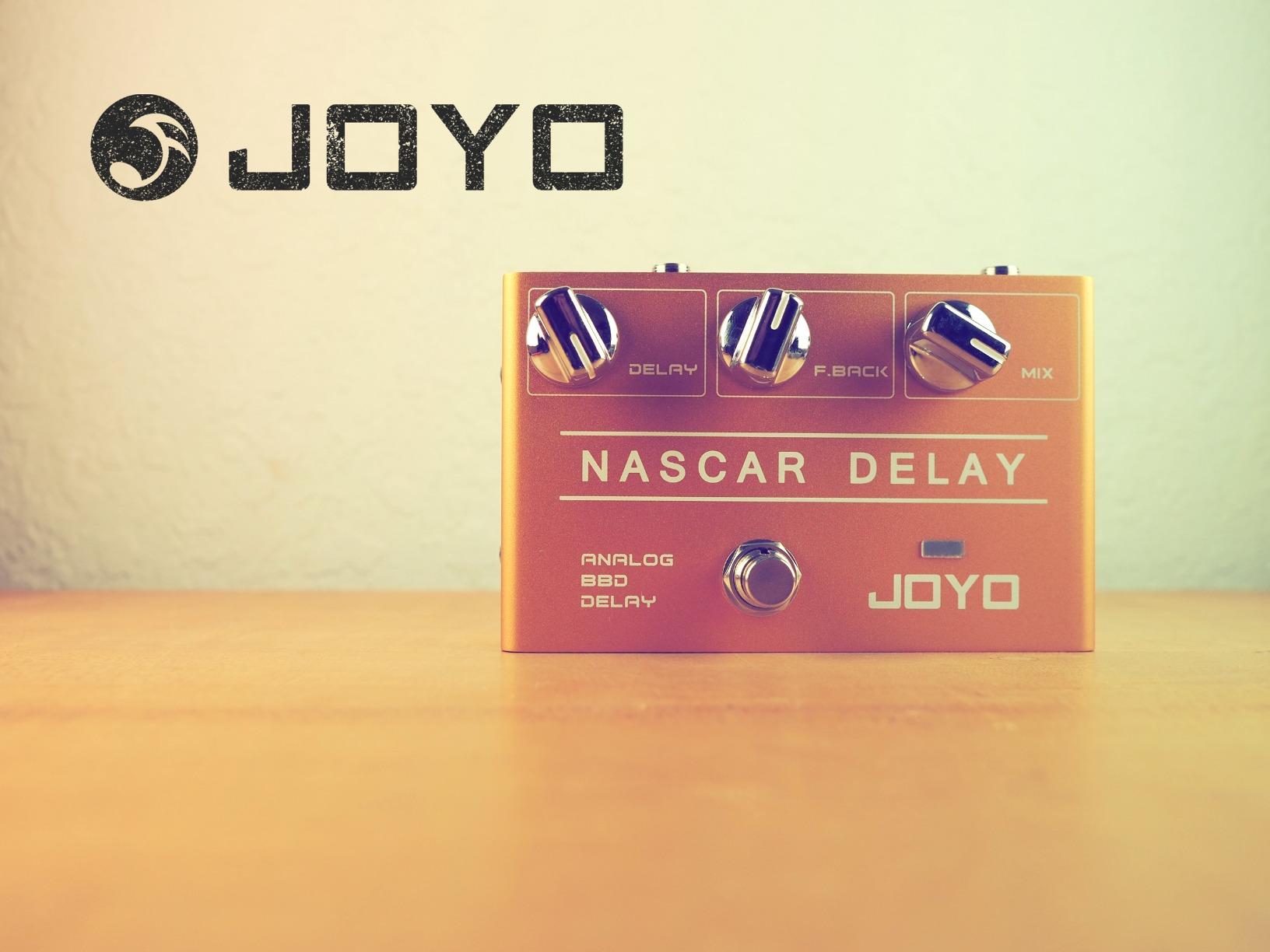 JOYO Nascar Analog Delay Guitar Pedal, BBD Bucket Brigade Circuit with Warm Vintage Tone, 500ms Delay Time, True Bypass (Nascar R-10) customer photo 1