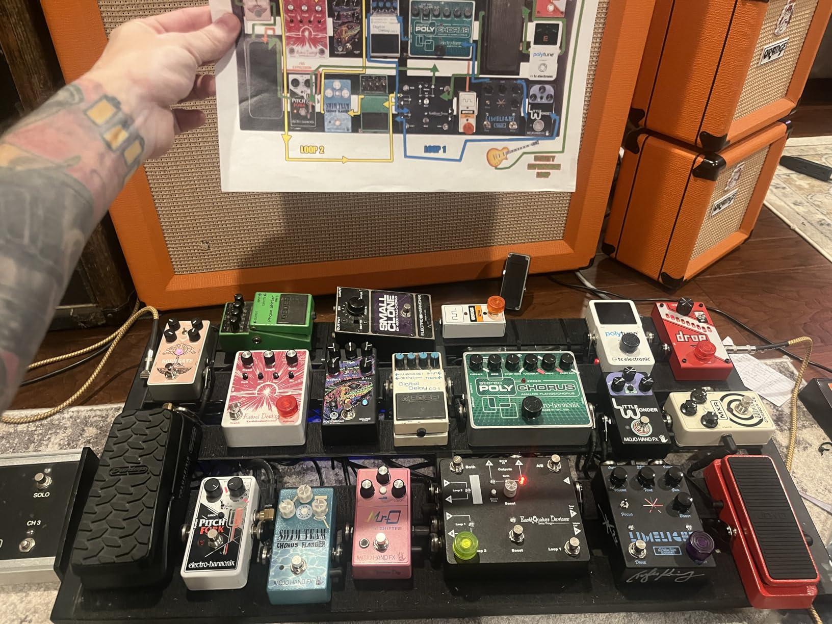 JOYO Compact Wah/Volume Guitar Pedal (WAH-II) customer photo 1